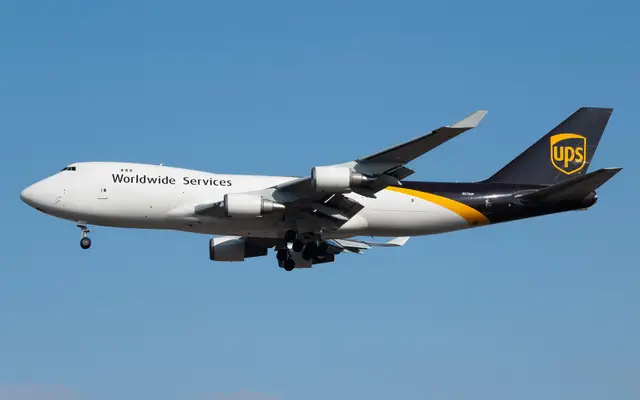 Aircraft prepared for international freight